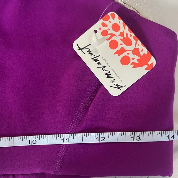 NWT Maternity Free People X Hatch Purple Never Better Sports Bra - Picture 7 of 7